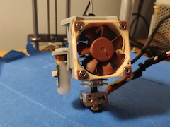 Image of the custom extruder I designed, the subject of this blog post